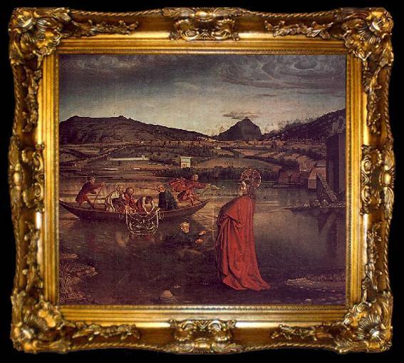 framed  Conrad Witz The Miraculous Draught of Fishes, ta009-2